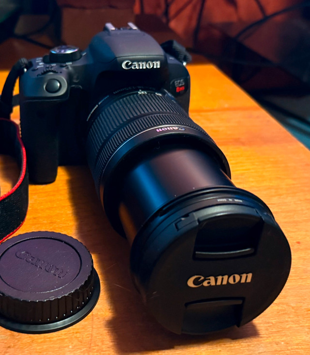 Canon EOS Rebel t7i 24 Megapixel DSLR with 18-135mm IS STM Lens in Cameras & Camcorders in Kingston
