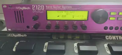 Digitech 2120 Artist Valve Guitar System Powers up but does not work,easily fixable. Can be upgraded...