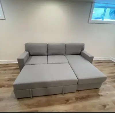 Sofa sectionnel convertible, reversible et avec rangement, View more