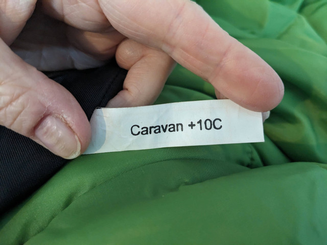 MEC Caravan Sleeping Bag, Suitable for +10C - Excellent Cond. in Fishing, Camping & Outdoors in Edmonton - Image 3