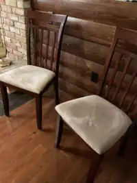 2 Wooden chairsVery good shape
