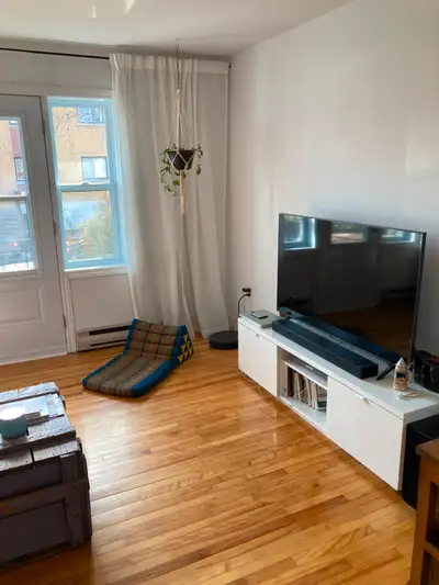 NOUVEAU- GRAND 4 1/2 - 2e étage +cour /jardin  JUILLET