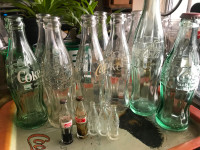 14 Vintage Fl Oz coca-cola coke bottles in great shape