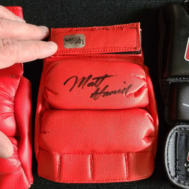 MMA / UFC Signed Gloves in Arts & Collectibles in St. Catharines - Image 4
