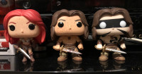 Conan The Barbarian & Red Sonja Bloody Funko Pops OOB Vaulted