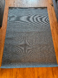Area rug, blue, 90x63 inches