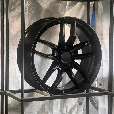 Brand new aluminum alloy rim for Toyota and Lexus vehicles 17" x 7.5" 5x114.3 +35 60.1 Gloss black U...