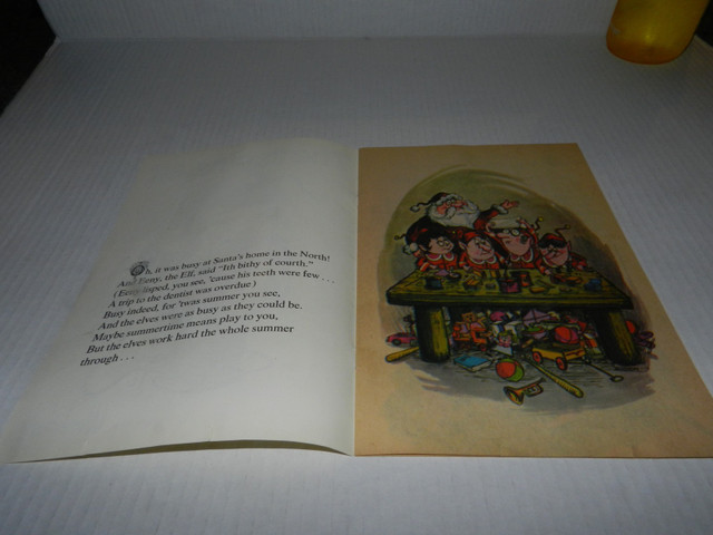 Vintage Book, A Christmas Story: The Lisping Elf by Shirley Higg in Children & Young Adult in Strathcona County - Image 2