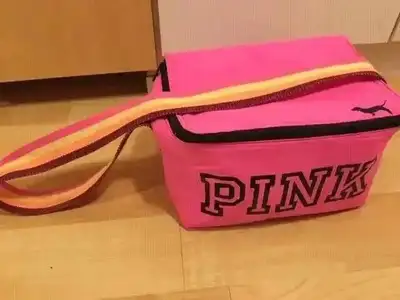 Insulated lunch bag $20 PINK by Victoria’s Secret, gently used, View more
