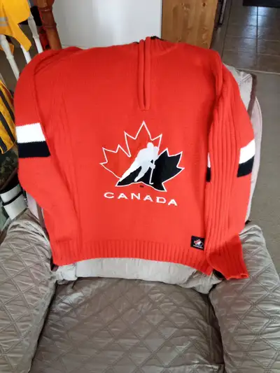 NHL TEAM CANADA RED SWEATER GREAT DEAL TAKE A LOOK!!, View more