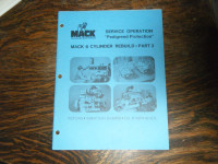 Mack Trucks Mack 6 cylinder Rebuild Service Operations Part 2