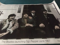 Beatles Launching Sgt.. Peppers Poster