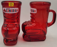 Molson Canadian / Rickards Glass Beer Mug Sets (3 Available)