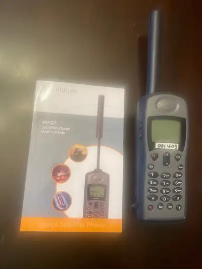 I am selling an Iridium Satellite Phone 9505A, which offers reliable global communication capabiliti...