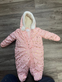 3-6 months baby girls one piece snow suit