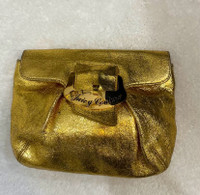 Gold Metallic Juicy Couture Clutch