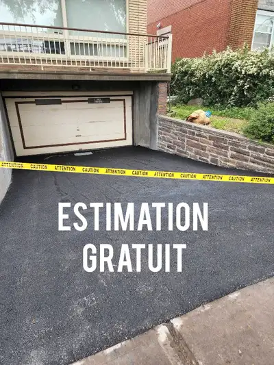 -Drainage (changer) -Réparation Asphalte Patch -Fissure -Au Complet (arracher et remettre nouveau) -...