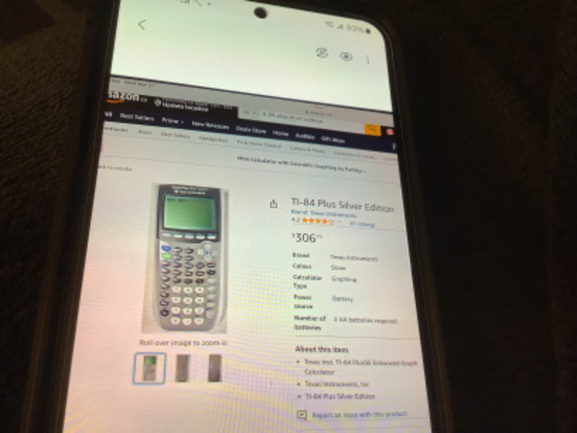 TI - 84 PLUS SILVER EDITION GRAPHING CALCULATOR in General Electronics in Bedford - Image 2