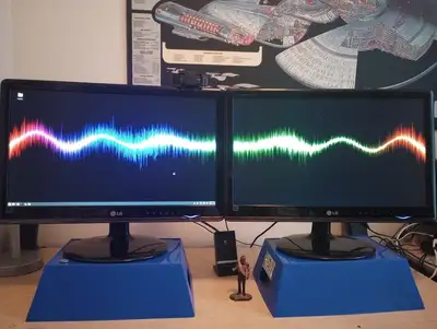 Dual 22inch Matching 1080p LED LG Flatron E2250V Monitors, View more