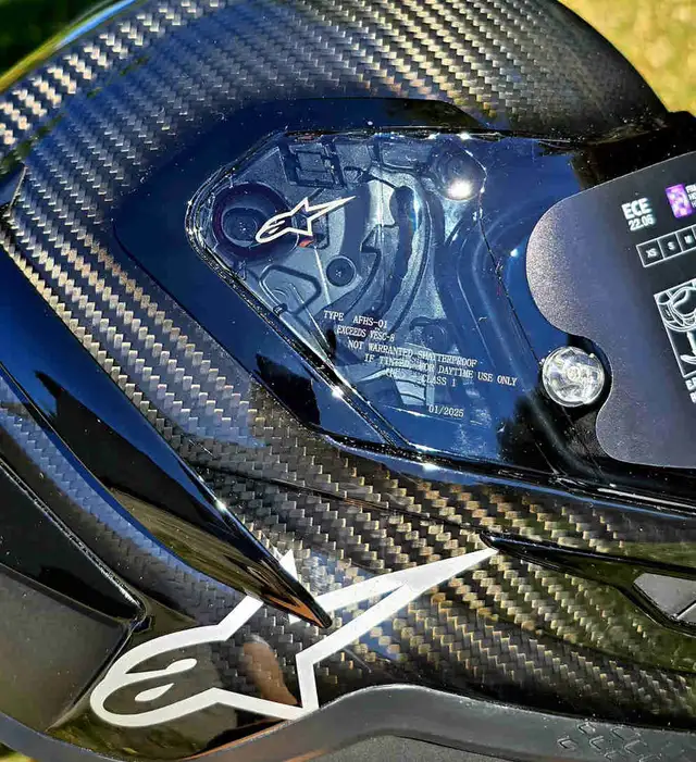 Brand New Alpinestars SuperTech R10 Black Carbon Helmet sale in Motorcycle Parts & Accessories in St. Catharines - Image 2