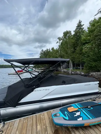 2024 Manitou Explore 22 Max Navigator with 150 HP The Explore 22 MAX Navigator with Trifold bench ad...