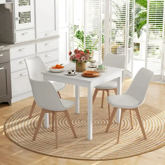 Dining Table Chairs, Rubber Wood Kitchen Table Chairs in Chairs & Recliners in Markham / York Region - Image 2