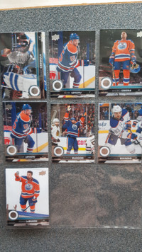 Upper Deck 2019-2020 Edmonton Oilers 7 basic Cartes hockey cards
