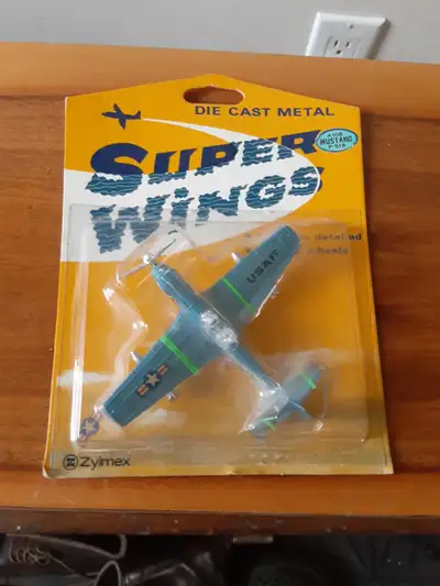Zylmex Mustang P-51B Diecast Plane Lesney, View more