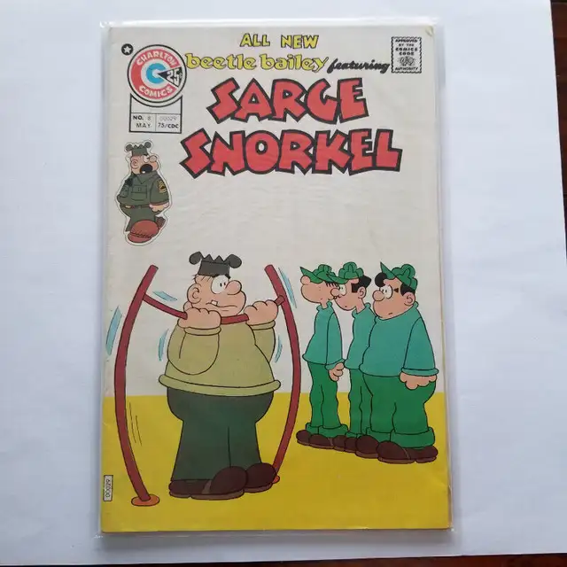 All new Beetle Bailey featuring Sarge Snorkle Charleton Comics 8