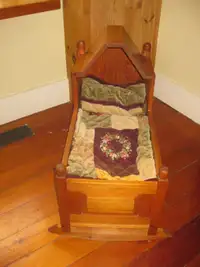Hand Crafted Wooden Cradle