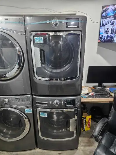 MAYTAG WASHER GAS DRYER SET STACKABLE , View more