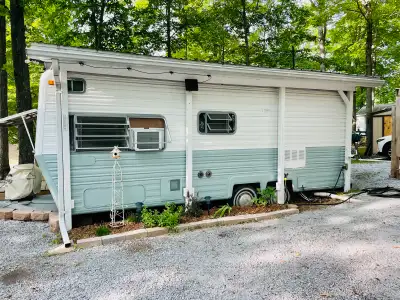 Partial Lake View Trailer with Add on Room for Sale! Price: $11,500 Seasonal Fee: $3753.75 plus HST...