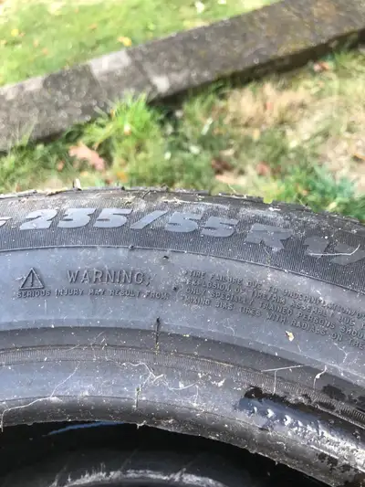 Selling four Michelin X ice tires Asking 550.