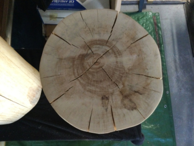 Wooden stump stools in Multi-item in Owen Sound - Image 4