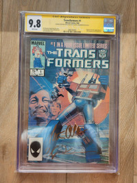 Transformers #1 (1984) CGC 9.8 Signed by Sienkiewicz, Cullen