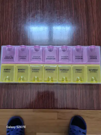 One  week  pill  storage  box  14  compartments, View more