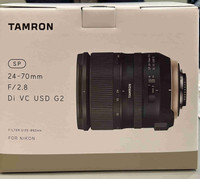 Tamron 24-70mm f2.8 for Nikon G2