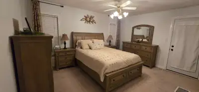 This charming, well-maintained brick house is available for short-term rental, offering a peaceful r...
