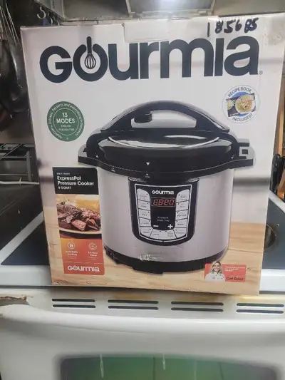 8 Quart Gourmia Express Pot Pressure Cooker, View more