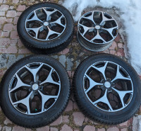 3 Tires Michelin X-Ice Xi3 - 225/55R18 98H and 4 rims