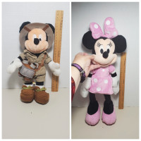 peluche Minni et Mickey de Disney 