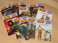 STAR WARS LOT  ( !0 LIVRES   no 1 A 10 )édition scholastic