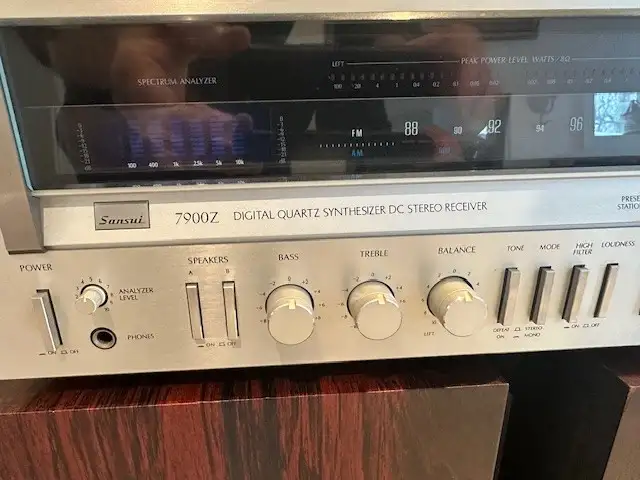 SANSUI Vintage 7900Z Digital Quartz Synthesizer Stereo Receiver in Stereo Systems & Home Theatre in Markham / York Region - Image 3