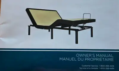 BASE DE LIT QUEEN ÉLECTRIQUE AJUSTABLE AVEC OU SANS MATELAS, View more