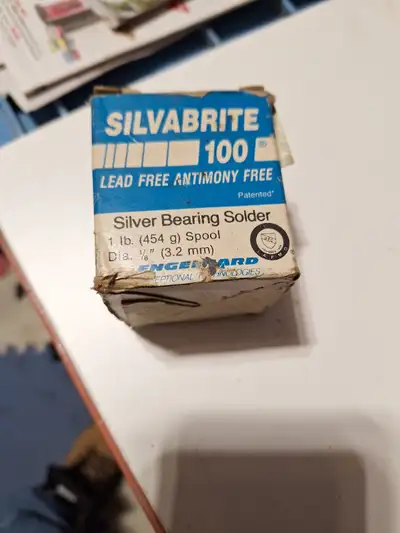 1lb silver brite solder $35 or b.o.
