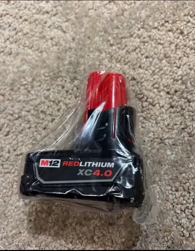 Brand new MILWAUKEE M12 6ah XC battery bn brand new，still in seal Fits for any Milwaukee m12 power t...