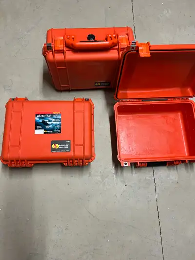 Great cases for a ADV bike very well built and water proof model 1450 Pelican asking $160 for all 3...