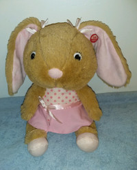 Abigail, Hallmark 10" Story Buddy Brown Plush Bunny Rabbit Toy