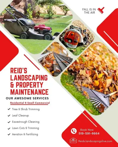 Fall Cleanups/Evestrough Cleaning/Lawn Aeartion/Fall Fertilizin, View more