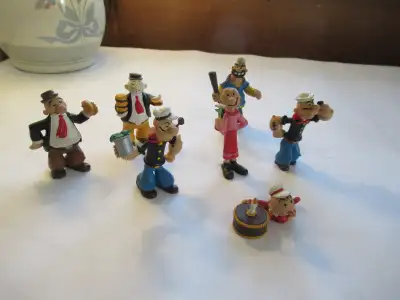 Vintage PVC figures "POPEYE" 1988  COMIC SPAIN, very rare, View more